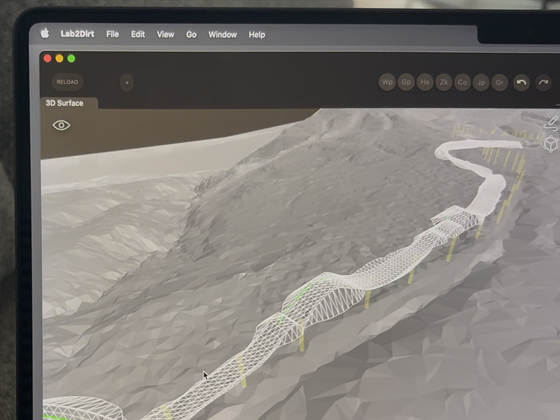 Terrain analysis with LIDAR